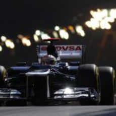 Pastor Maldonado sale del túnel del GP de Mónaco