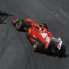 Fernando Alonso a los mandos del F2012 en Mónaco