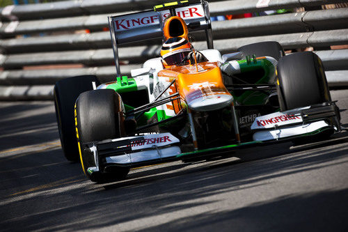 Nico Hülkenberg durante los Libres 1 del GP de Mónaco