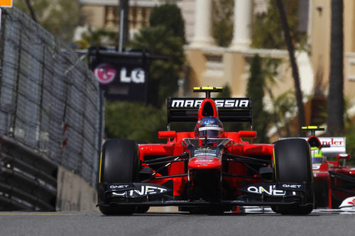Charles Pic exprime su MR01 en los Libres 1 del GP de Mónaco
