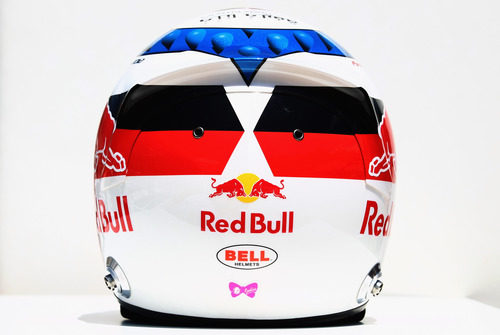 Casco especial de Jean-Eric Vergne para el GP de Mónaco 2012 (trasera)