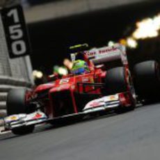 Felipe Massa en la clasificación del GP de Mónaco 2012