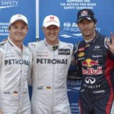 Schumacher, Webber y Rosberg los más rápidos en Mónaco 2012