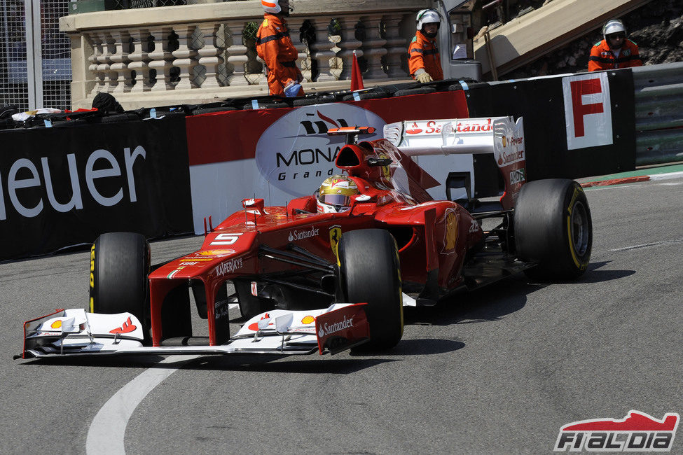 Fernando Alonso saldrá 5º en el GP de Mónaco 2012