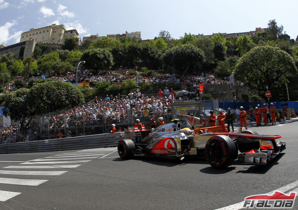 Lewis Hamilton saldrá 3º en el GP de Mónaco 2012