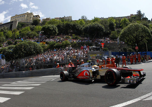 Lewis Hamilton saldrá 3º en el GP de Mónaco 2012