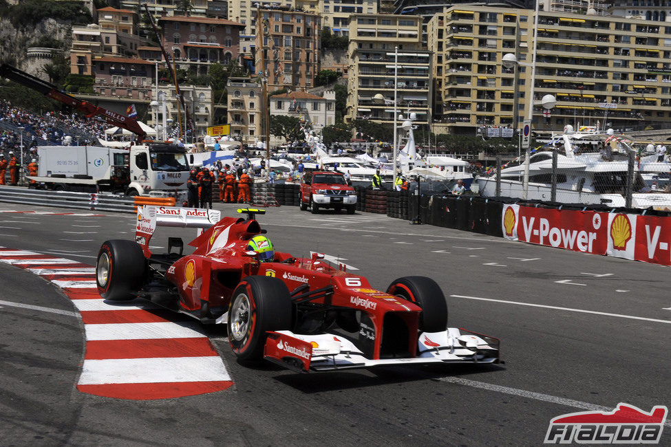 Felipe Massa saca el máximo partido del F2012 en Mónaco