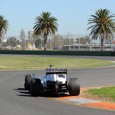 Nick Heidfeld en Melbourne