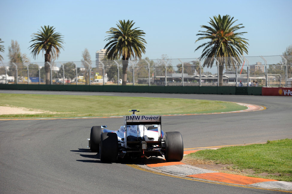 Nick Heidfeld en Melbourne