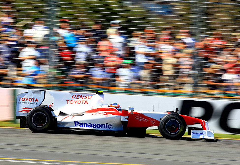 Glock en la pista de Melbourne