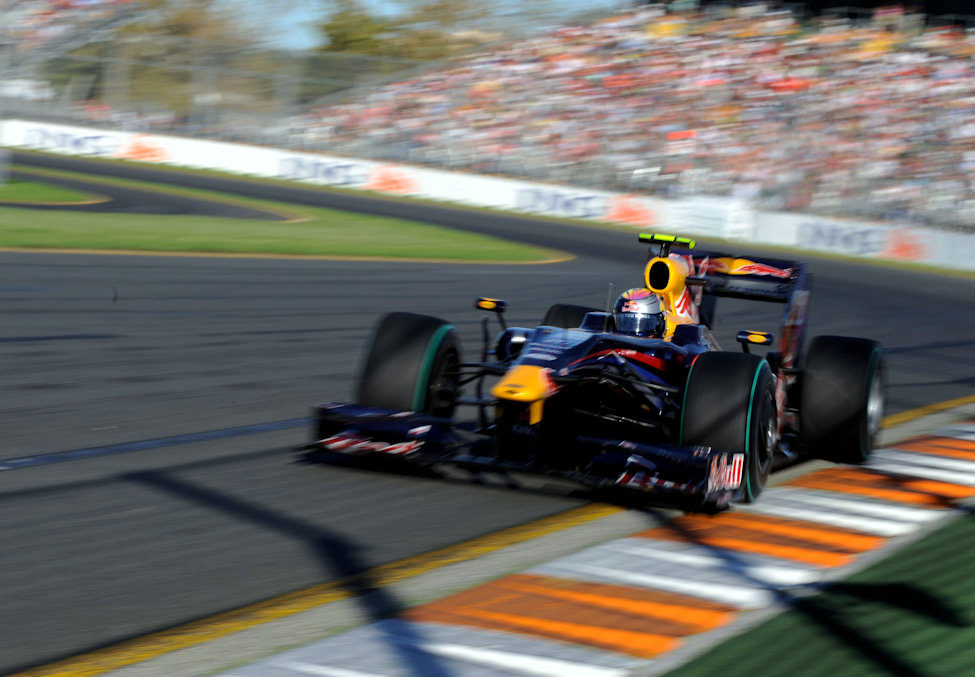 Vettel durante la clasificación