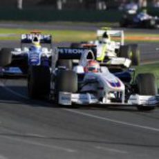 Kubica y Rosberg