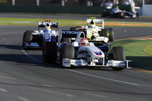 Kubica y Rosberg