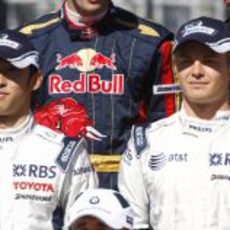 Rosberg y Nakajima