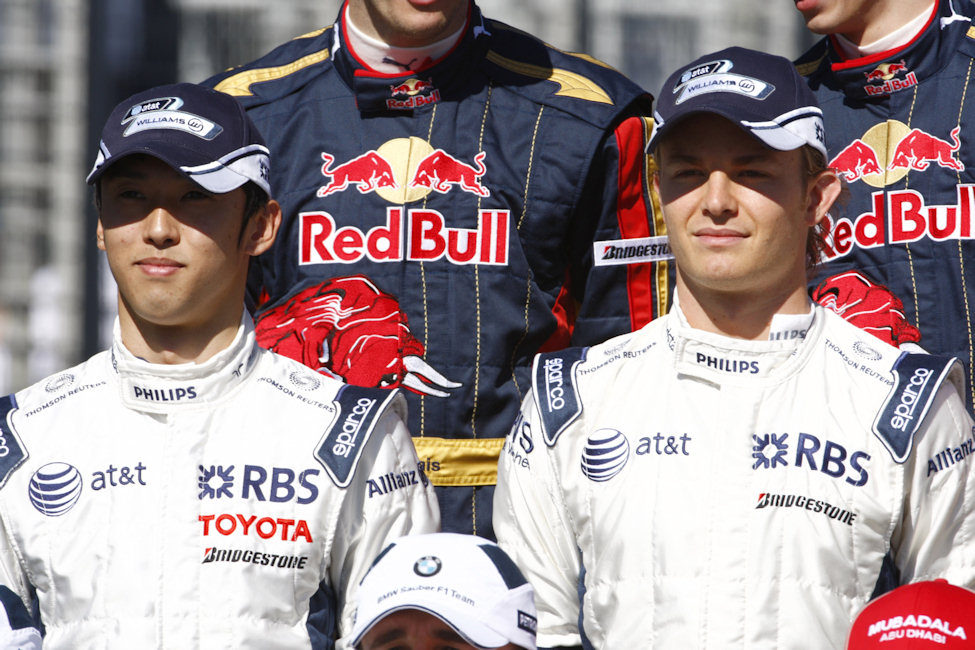 Rosberg y Nakajima