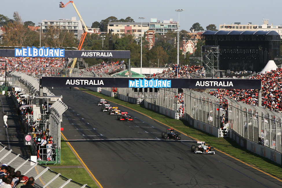 Fisichella en el GP de Australia