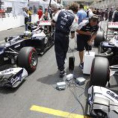 Pastor Maldonado y Bruno Senna, a la parrilla