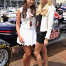 Las hijas de Bernie Ecclestone en el GP de Mónaco 2012