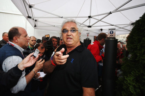 Flavio Briatore en el GP de Mónaco 2012