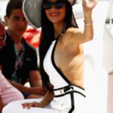 Nicole Scherzinger en el GP de Mónaco 2012