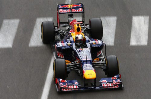 Sebastian Vettel durante el Gran Premio de Mónaco 2012