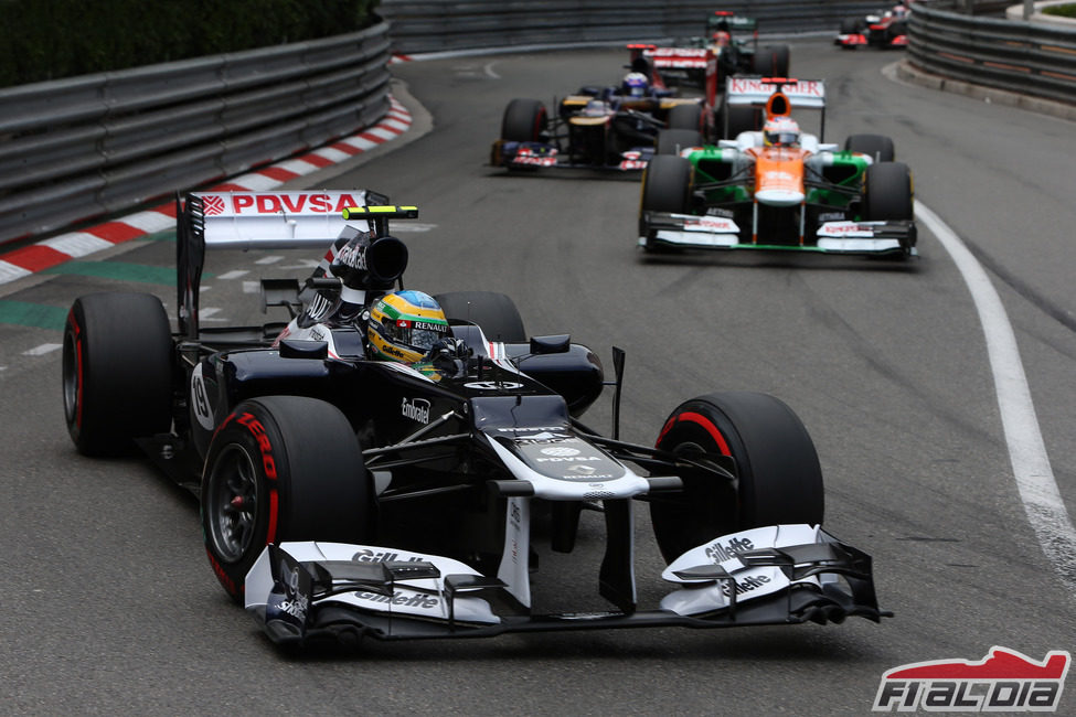 Bruno Senna rueda durante la Q2 del sábado