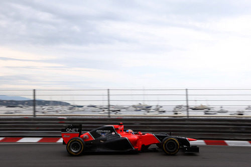 Timo Glock a los mandos del MR01 en Mónaco