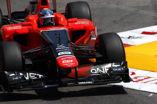 Timo Glock se sube por los pianos en Mónaco
