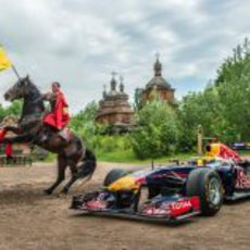 El monoplaza de Red Bull en Ucrania