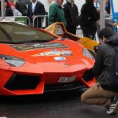 Un Lamborghini en el 'Bavaria City Racing'