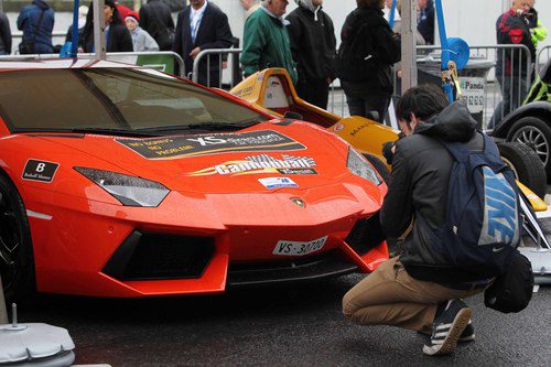 Un Lamborghini en el 'Bavaria City Racing'