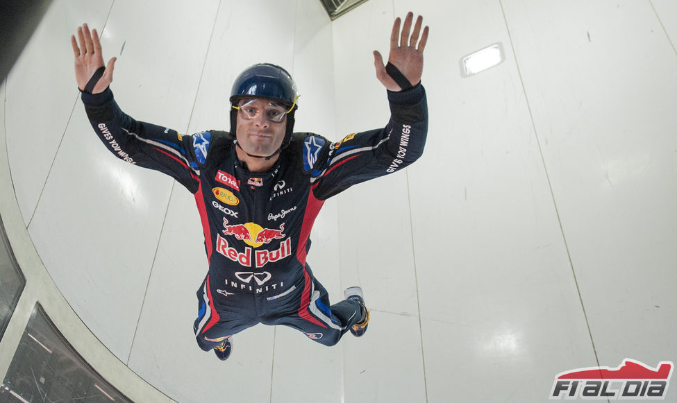 Mark Webber volando en Canadá