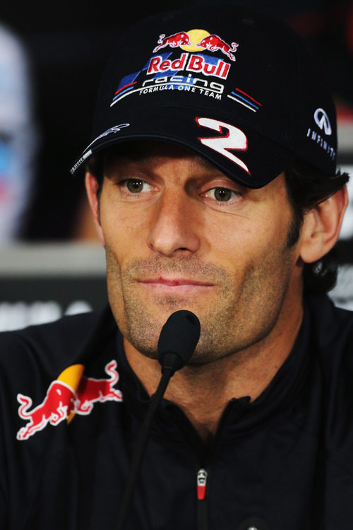 Mark Webber en la rueda de prensa de la FIA del viernes en Canadá