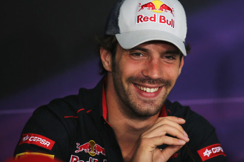 Jean-Eric Vergne en la rueda de prensa de la FIA del jueves en Canadá