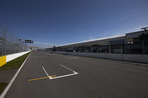 Recta principal del circuito Gilles Villeneuve