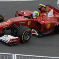 Felipe Massa durante los entrenamientos en Canadá