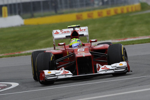 Felipe Massa mejora sus tiempos en Montreal