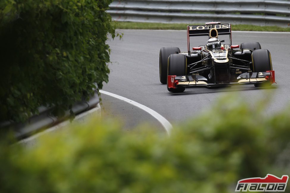 Kimi Räikkönen a los mandos del E20 en Montreal