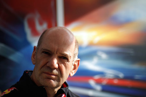 Adrian Newey durante los preparativos para el GP de Canadá 2012