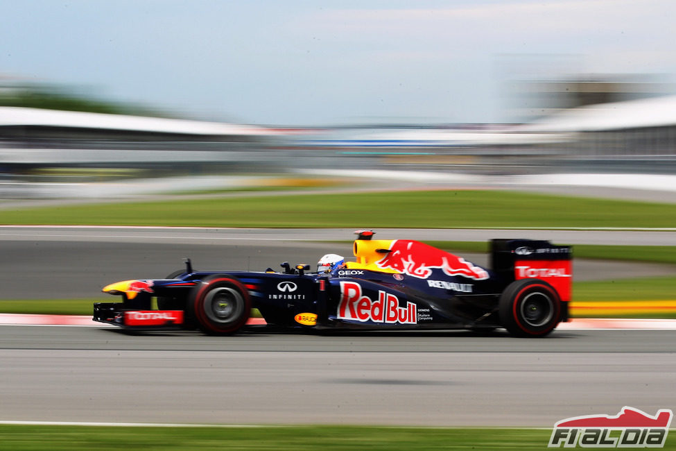 Sebastian Vettel con superblandos en los primeros libres de Canadá