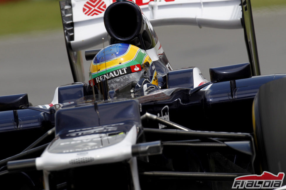 Bruno Senna conduce el FW34 en Canadá