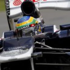 Bruno Senna conduce el FW34 en Canadá