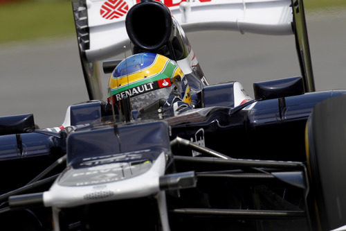 Bruno Senna conduce el FW34 en Canadá