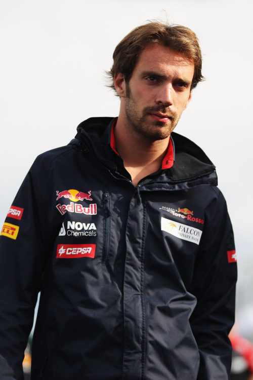 Jean Eric-Vergne momentos antes de disputarse los primeros libres del GP de Canadá 2012