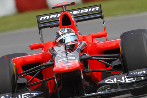 Timo Glock exprime su Marussia en Canadá