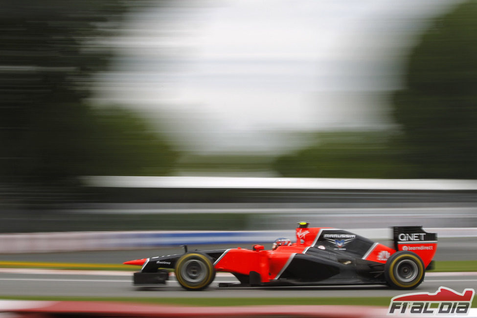 Charles Pic rueda en los Libres 1 del GP de Canadá