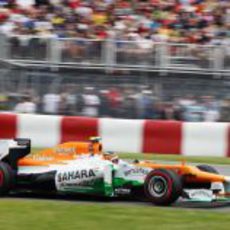 Nico Hülkenberg exprime su VJM05 en Montreal