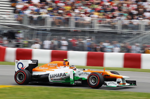 Nico Hülkenberg exprime su VJM05 en Montreal