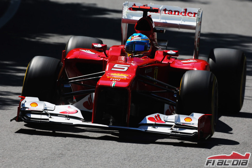 Fernando Alonso en la clasificación del GP de Canadá 2012