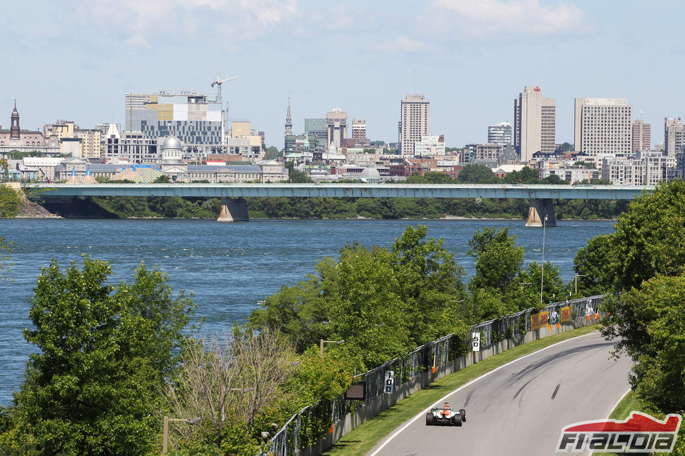 La ciudad de Montreal durante la clasificación del GP de Canadá